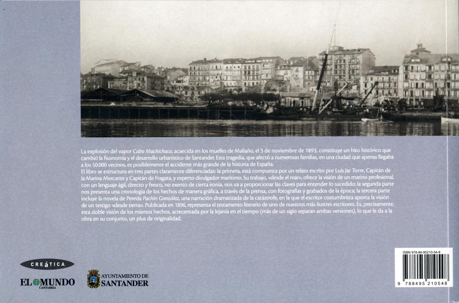 Un desastre a la española, libro sobre la explosión vapor "Cabo Machichaco" en Santander, en 1983. Ilustraciones de Tomás Hoya Cicero