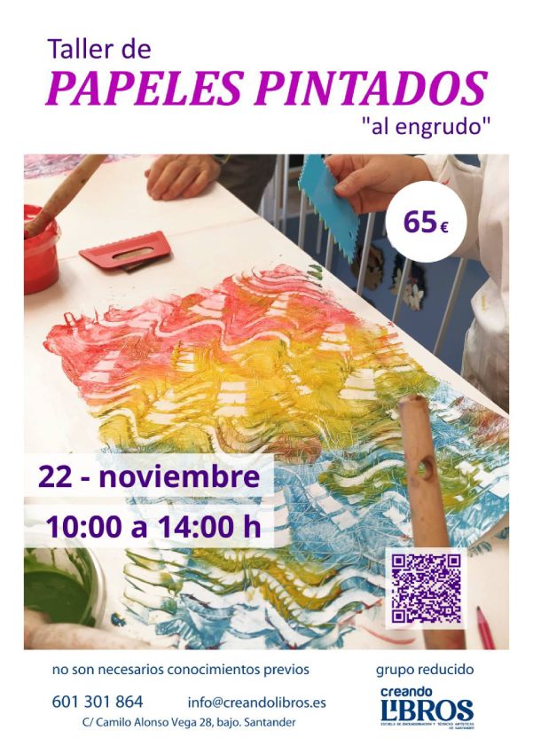 TALLER DE PAPELES PINTADOS AL ENGRUDO-22 NOVIEMBRE 2025